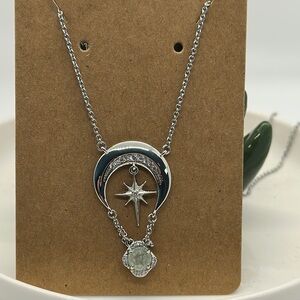 Silver Star Pendant Necklace No Bag No Tag never worn